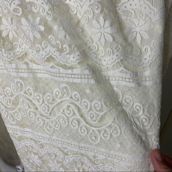 Dolce Vita Cold Shoulder Lace Mini Dress - Picture 8 of 16